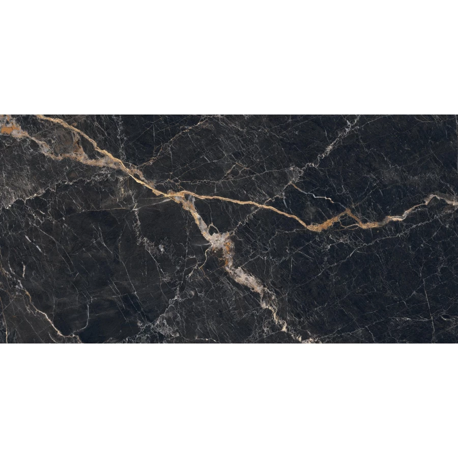 Akmens masės plytelės Veneto Black STR, 119,8x59,8 cm