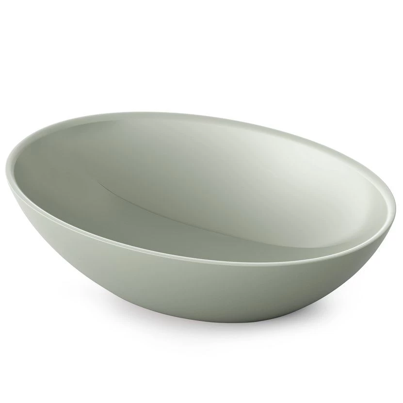 Akmens masės praustuvas Paa Perla 51x35,5 cm, glossy fog spalva, IPERL/01
