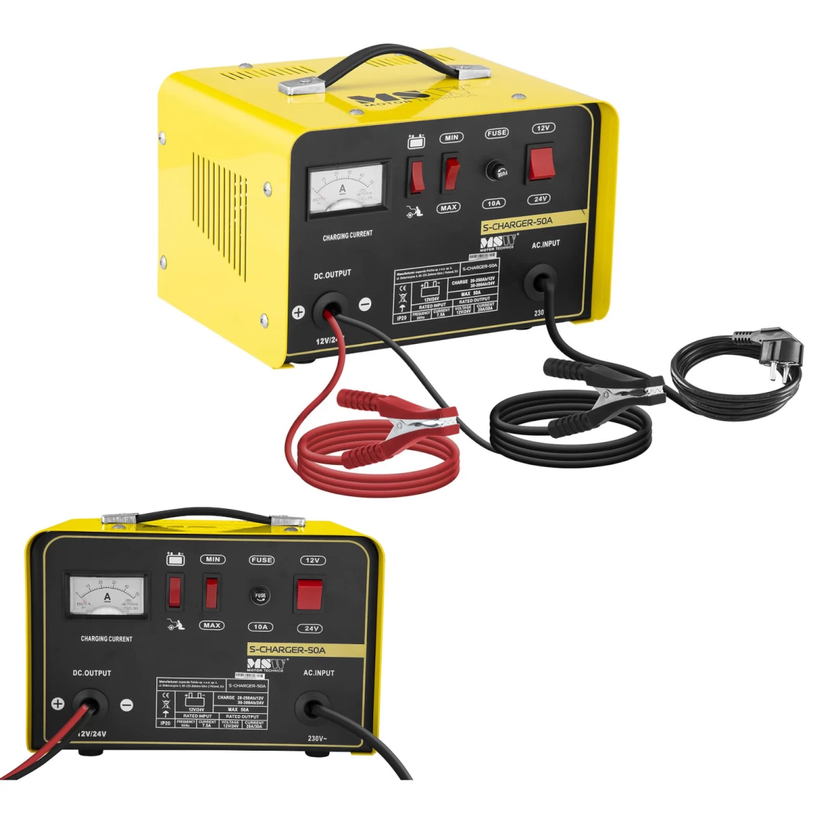 Akumuliatoriaus įkroviklis S-CHARGER-50A - Jump Starter