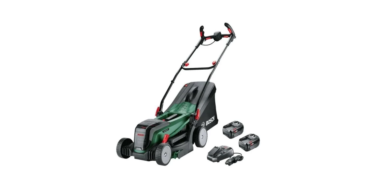 Akumuliatorinė vejapjovė Bosch 06008B9E00 UniversalRotak 2x18V-37