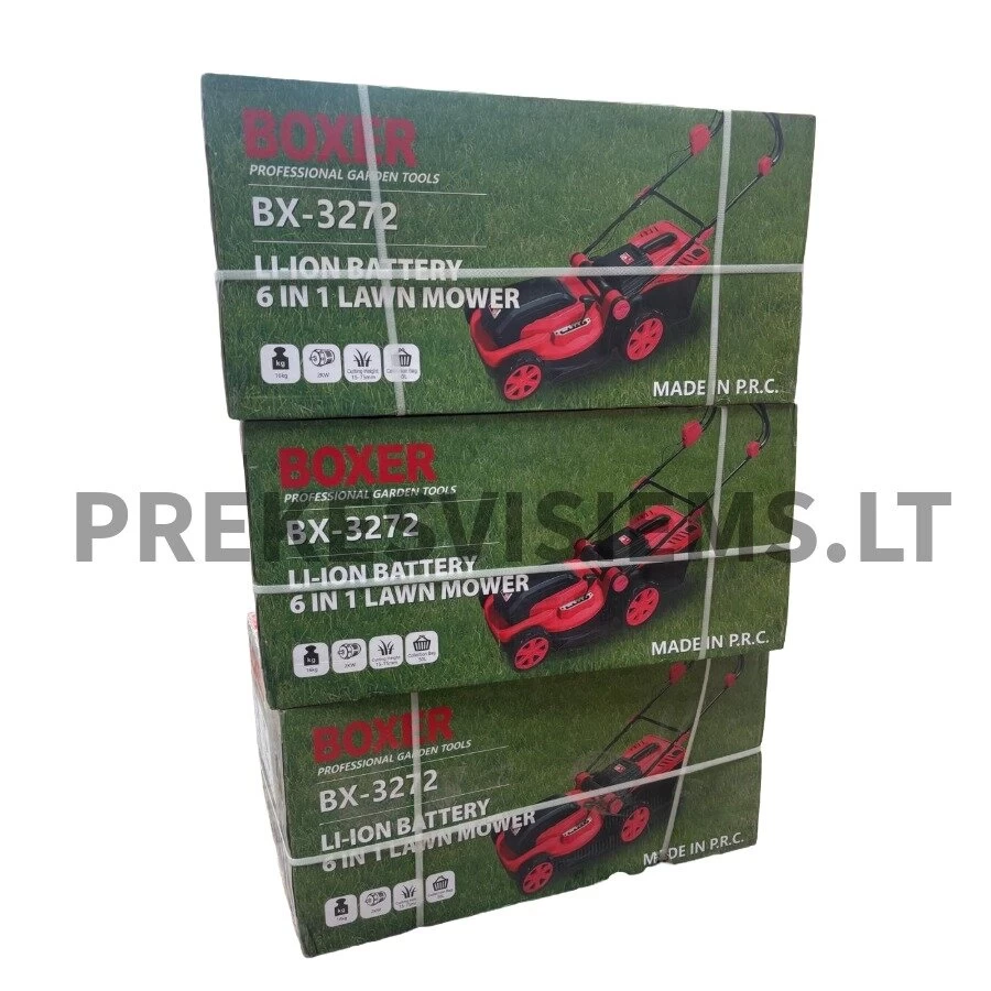 Akumuliatorinė vejapjovė Boxer BX-3272