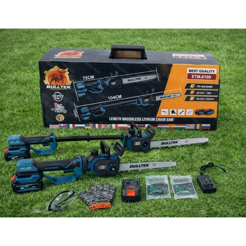 Akumuliatorinis grandininis pjūkas 800W Bulltech, BTM-6100