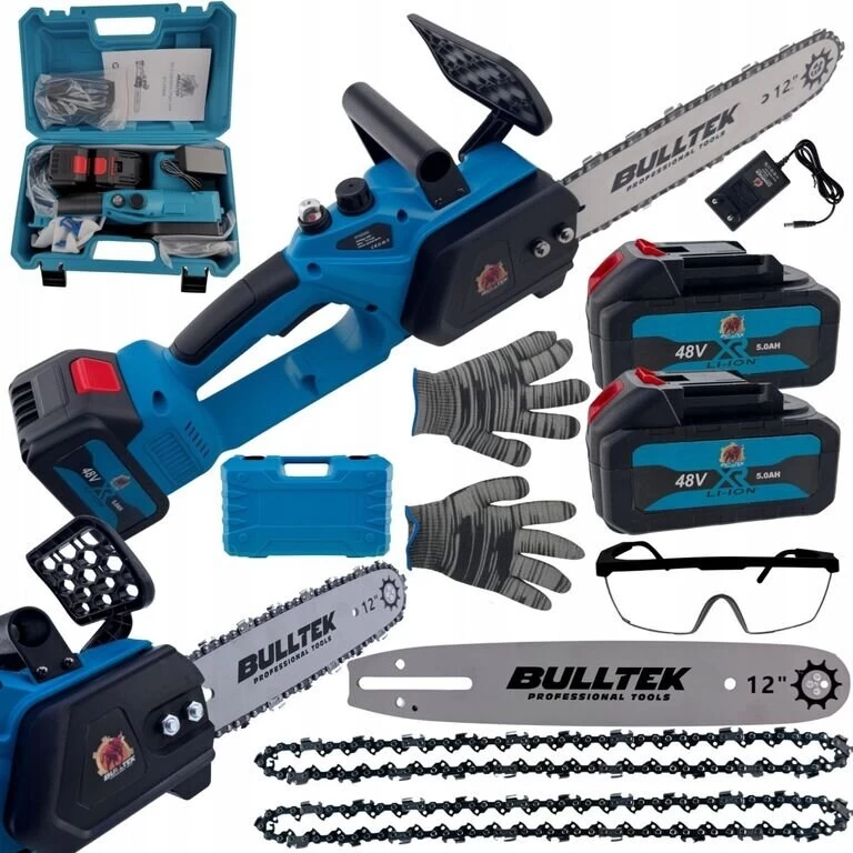 Akumuliatorinis grandininis pjūklas BULLTEK 48V, BT-25608