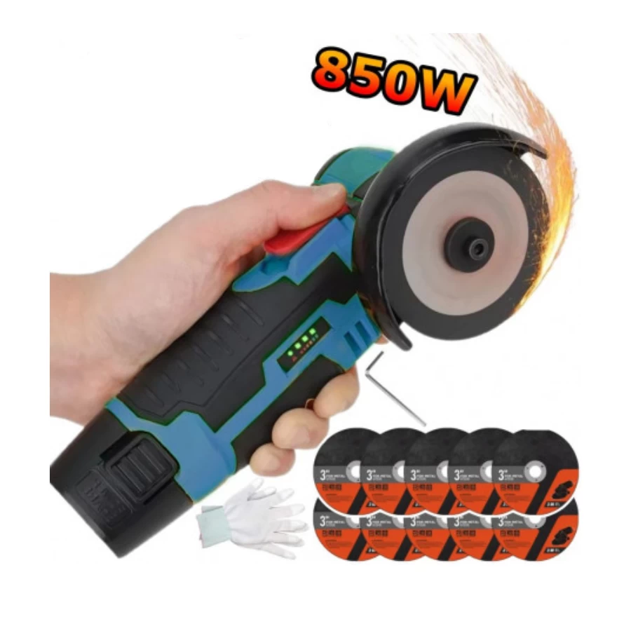 Akumuliatorinis kampinis šlifuoklis 21V Meister Tools, MS-694