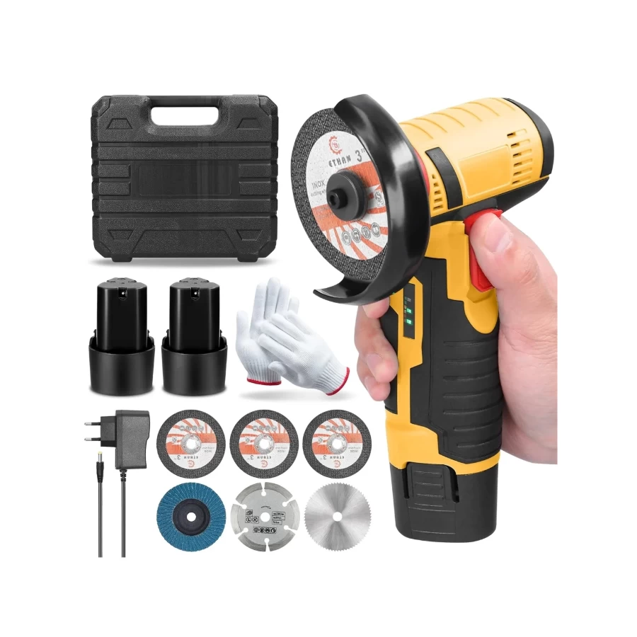 Akumuliatorinis kampinis šlifuoklis 21V Meister Tools, MS-695