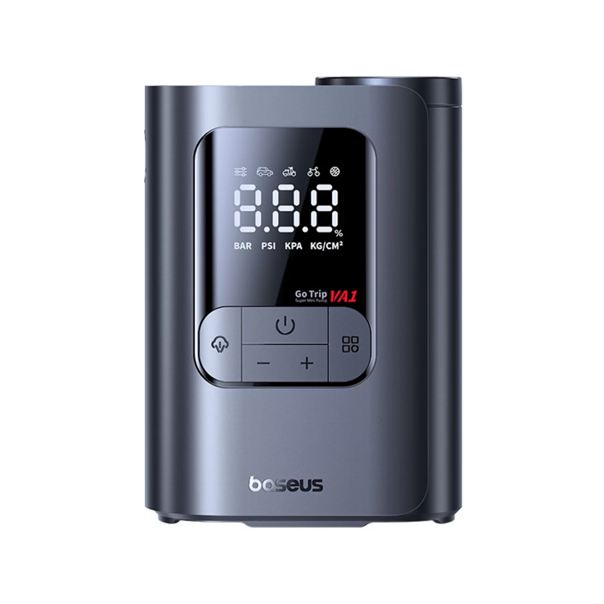 Akumuliatorinis Kompresorius Su 3 Antgaliais 150psi 26 L/min 82w - Juodas