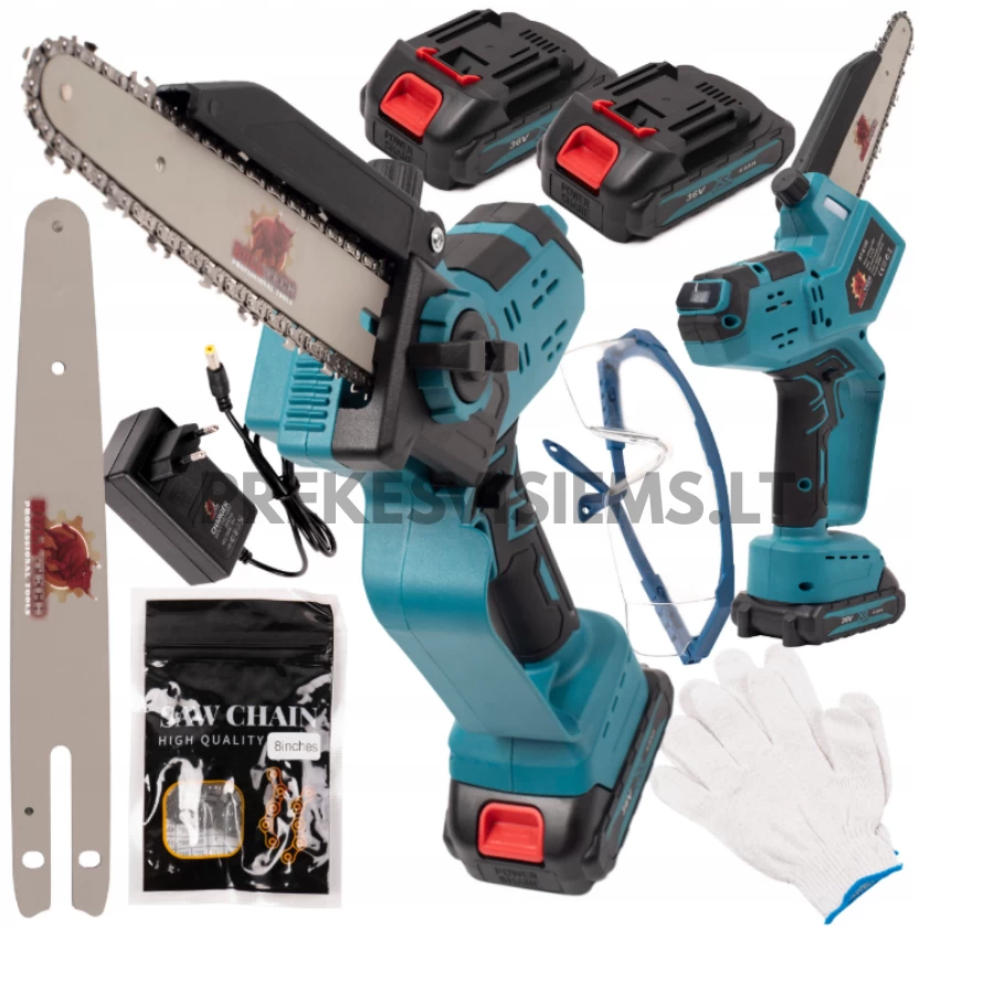 Akumuliatorinis mini grandininis pjūklas 650W BULLTEK, BT-6101