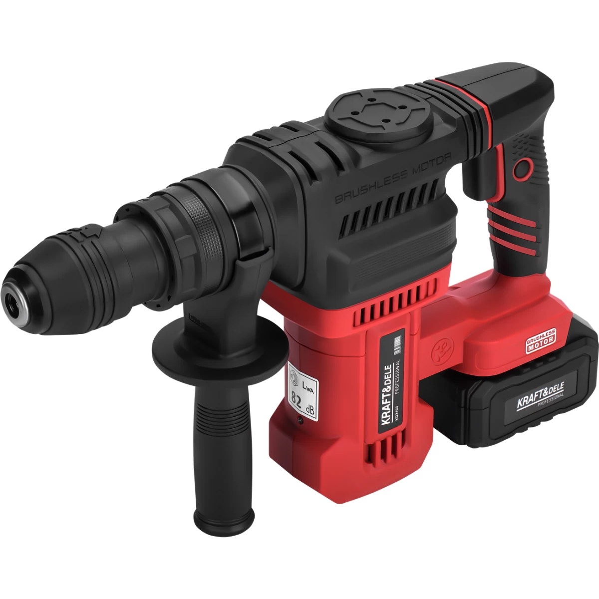 AKUMULIATORINIS PERFORATORIUS Bešepetėlinis 2 x 4 Ah KD3193