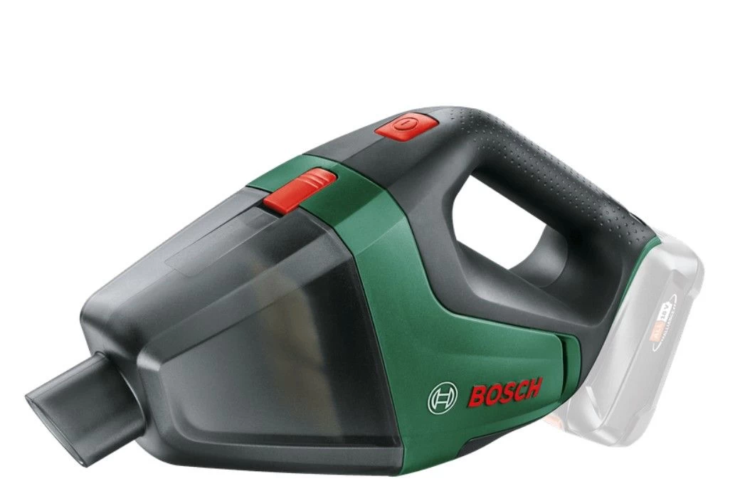 Akumuliatorinis rankinis dulkių siurblys Bosch UniversalVac 18, 06033B9102 (be akumuliatoriaus ir pa