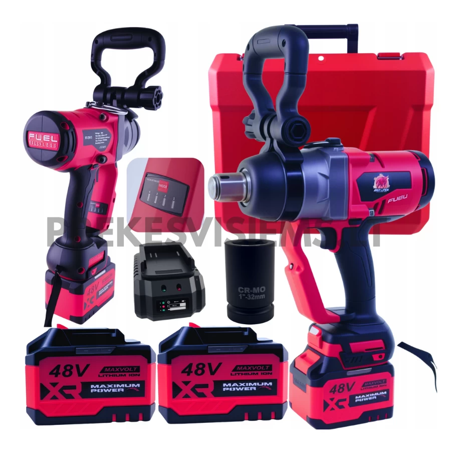 Akumuliatorinis smūginis suktuvas 2200W Bulltek, BT-25615