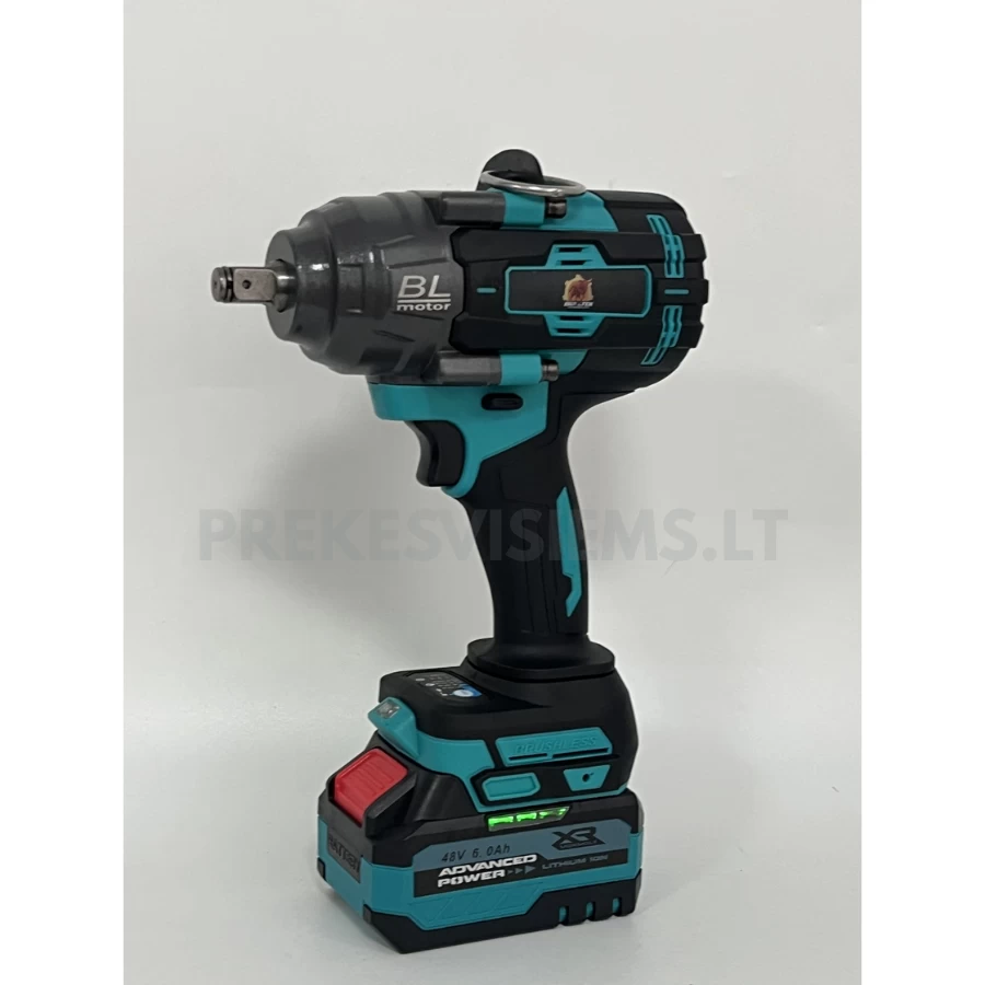 Akumuliatorinis smūginis suktuvas 48V BULLTEK 1500Nm, BT-5601