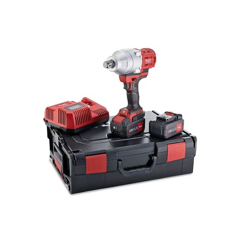 Akumuliatorinis smūginis veržliasukis FLEX IW 3/4&amp;quot; 18.0-EC/5.0 Set