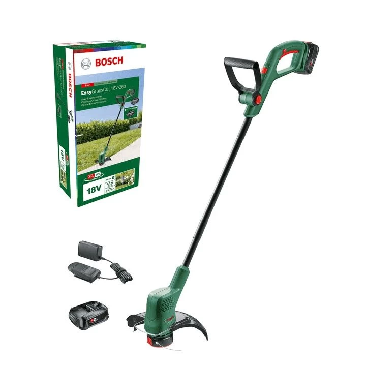 Akumuliatorinis trimeris Bosch EasyGrassCut 18V-26, 2 x 2.0Ah 06008C1C05