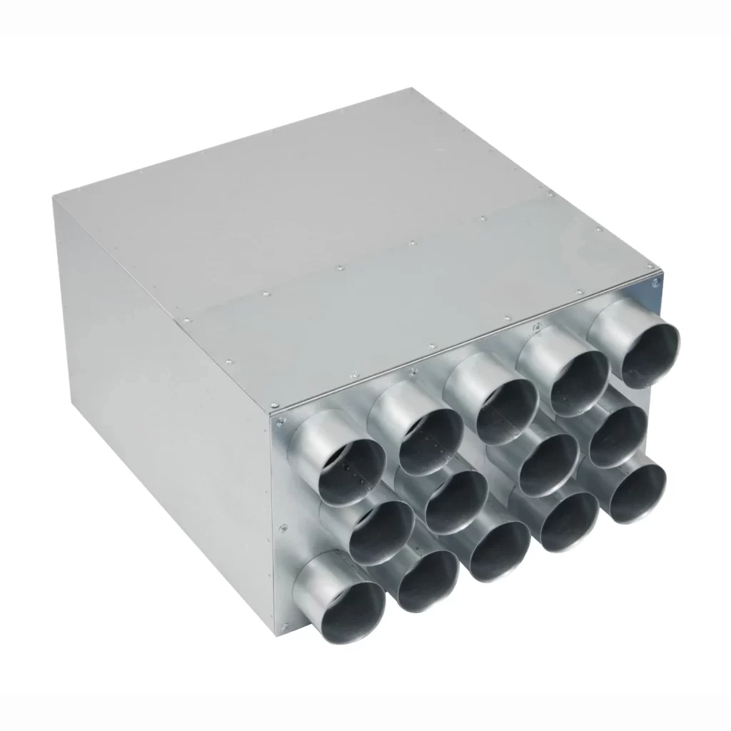 Akustiškai izoliuotas oro paskirstymo kolektorius Basic 14x75x200, L-300mm