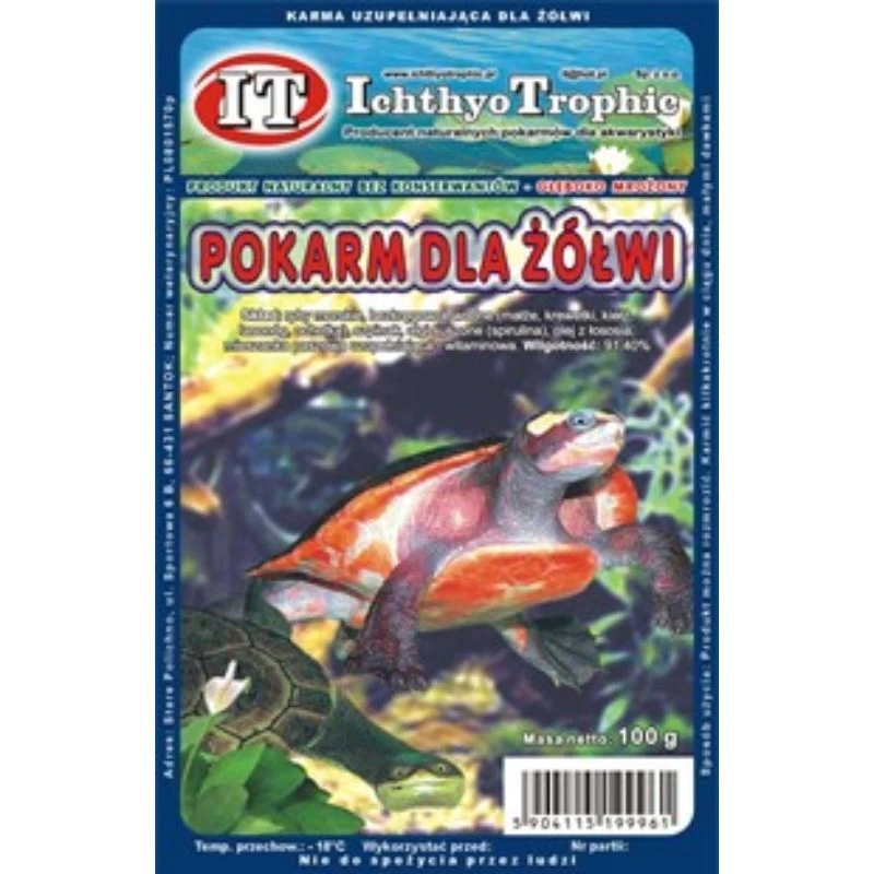 AKWEN Šaldytas pašaras vėžliams POKARM DLA ZLOWI 100g, AKW9961