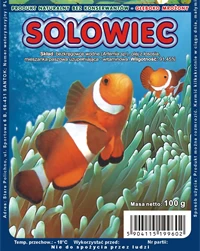 AKWEN Šaldytas pašaras žuvims SOLOWIEC (artemia) 100g, AKW9602