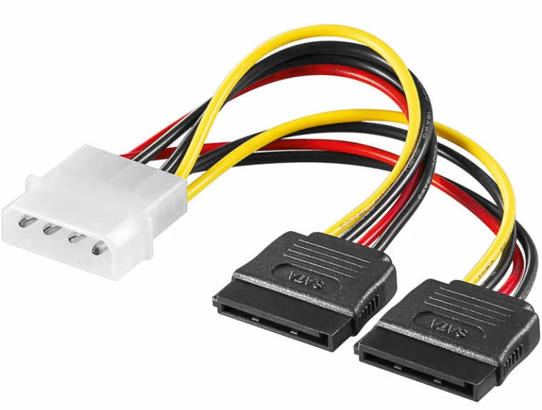 Akyga Molex/2xsata Adapterio Kabelis Ak-ca-16