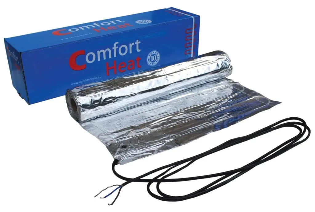 Aliuminio folijos šildymo kilimėlis po laminatu CATE-80, 80 W/m² - 2 m²