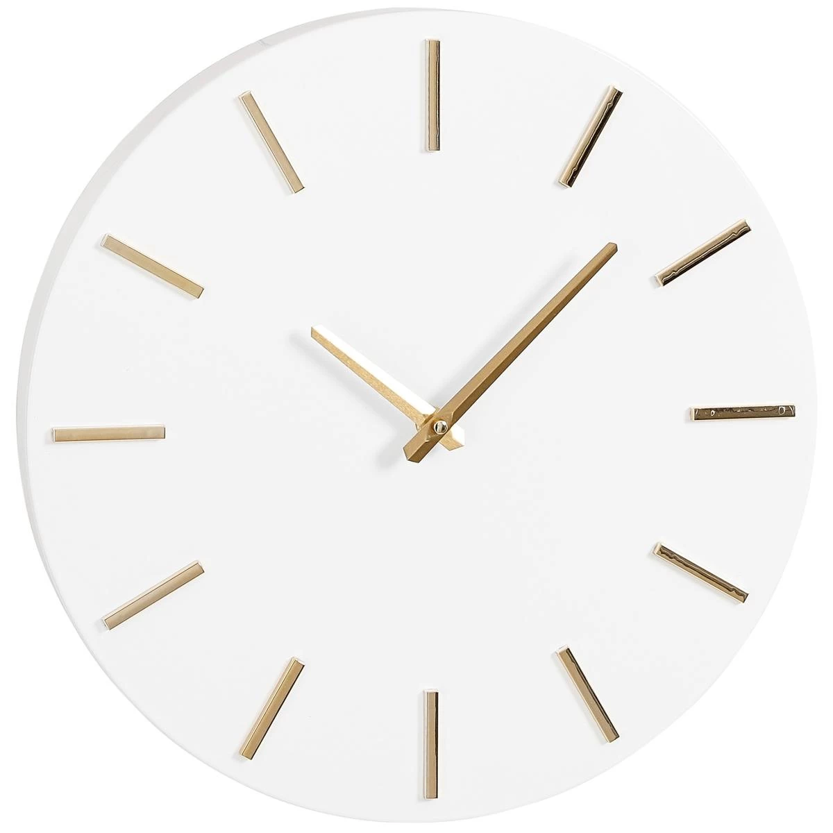 Aliuminio Sieninis Laikrodis Baltas Dia. 35,5 Cm Mica