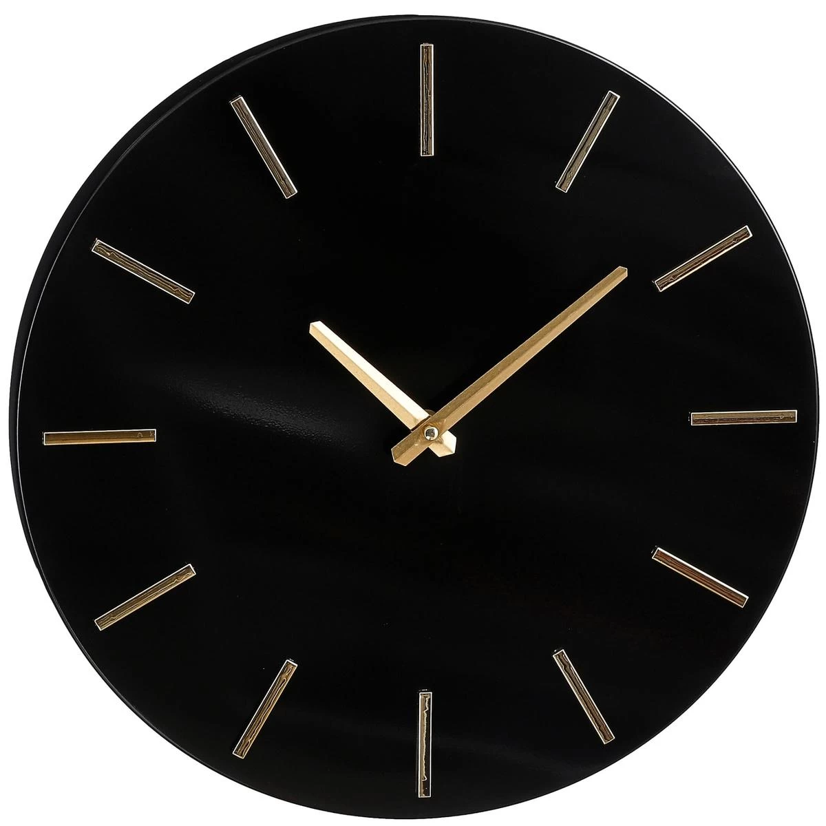 Aliuminio Sieninis Laikrodis Juodas Dia. 35,5 Cm Mica