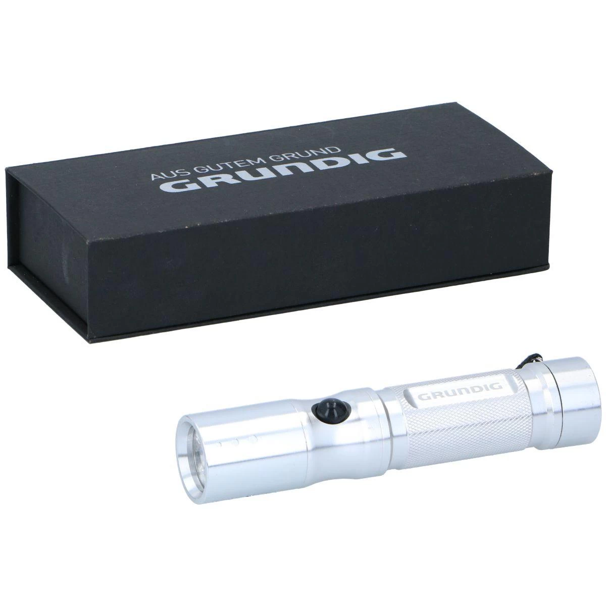 Aliuminio žibintuvėlis 14cm 9 Led Dovanų Dėžutė