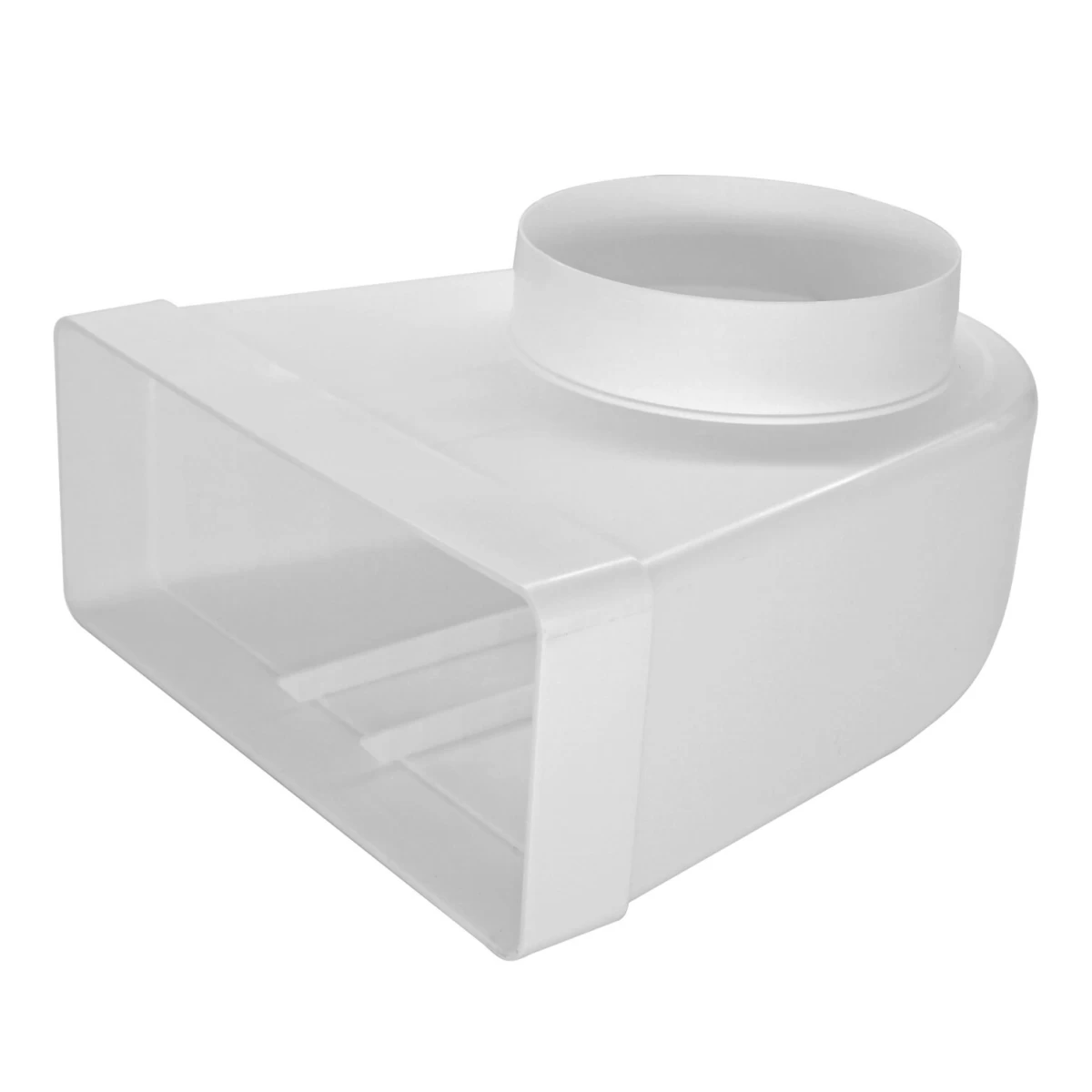 Alkūnė, plastikinė EUROPLAST KLD29-125, 220x90mm, Ø125mm Alkūnė, plastikinė EUROPLAST KLD29-125, 220x90mm, Ø125mm