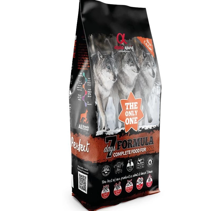ALPHA SPIRIT 7 Days Dry Complete dog Food Week Meniu 12kg, A4205512