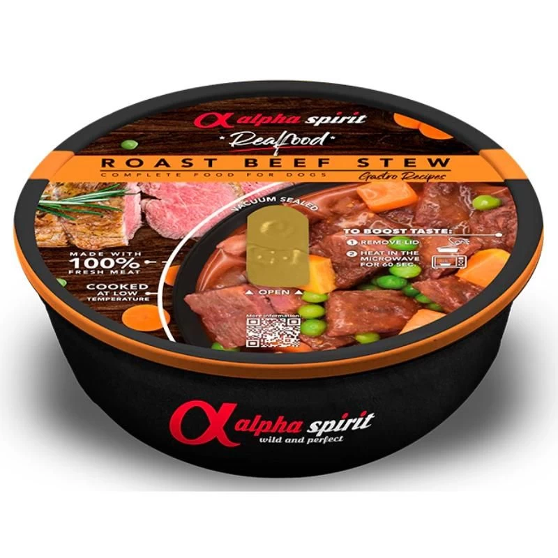 ALPHA SPIRIT Realfood troškinys su jautiena 280g, ALPHD060602750