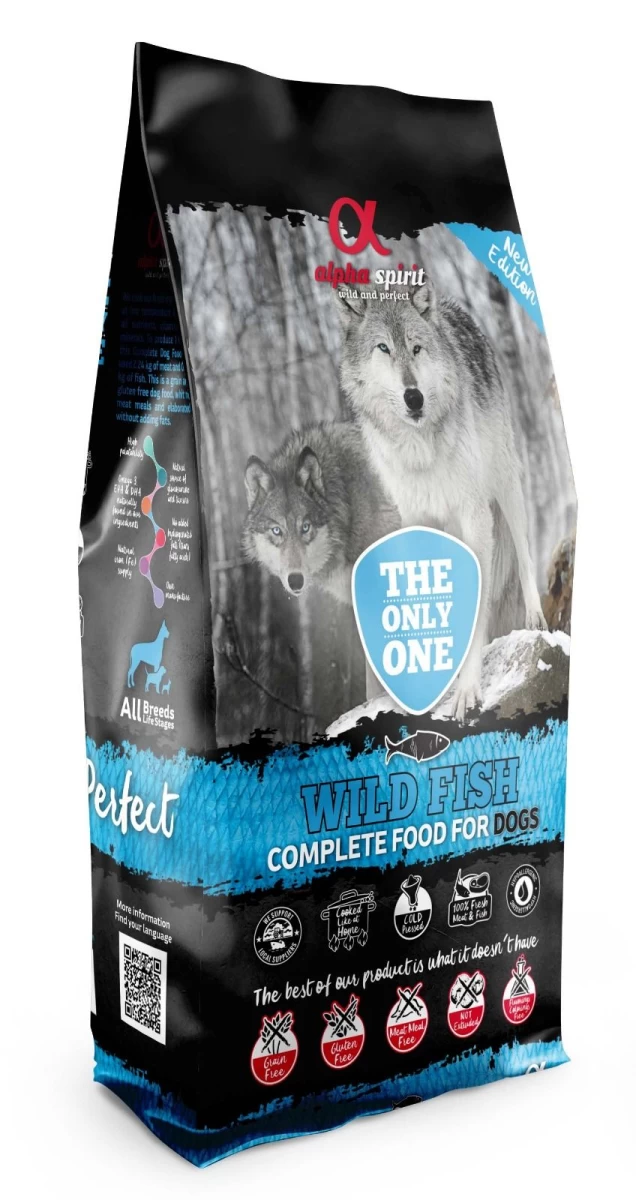 ALPHA SPIRIT WILD FISH pašaras šunims su žuvimi 12kg, A4202512