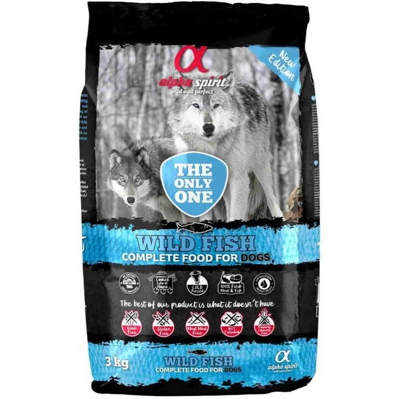ALPHA SPIRIT WILD FISH pašaras šunims su žuvimi 3kg, A4202503
