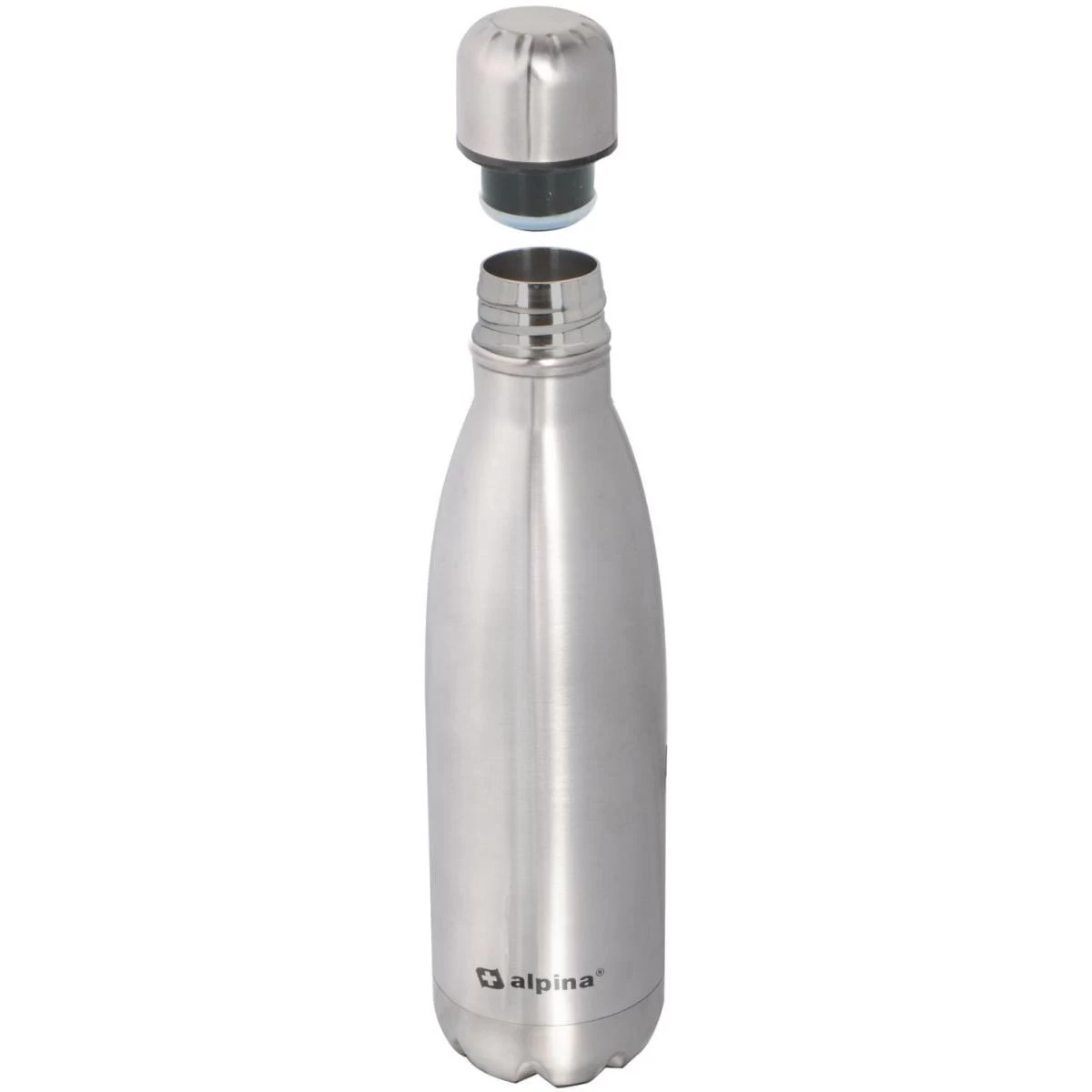Alpina Termoturizmo Butelis 450ml Sidabrinis