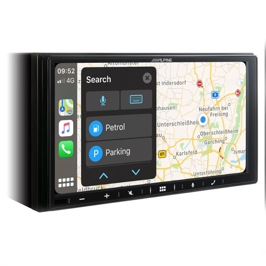 Alpine 7” Multimedijos sistema su DAB+, veikianti su Apple CarPlay ir Android Auto