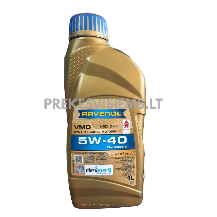 Alyva RAVENOL VMO 5W-40 1L