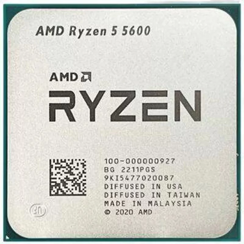 Amd Ryzen 5 5600 Procesoriaus Dėklas (3,5 Ghz /32 Mb /socket Am4 )