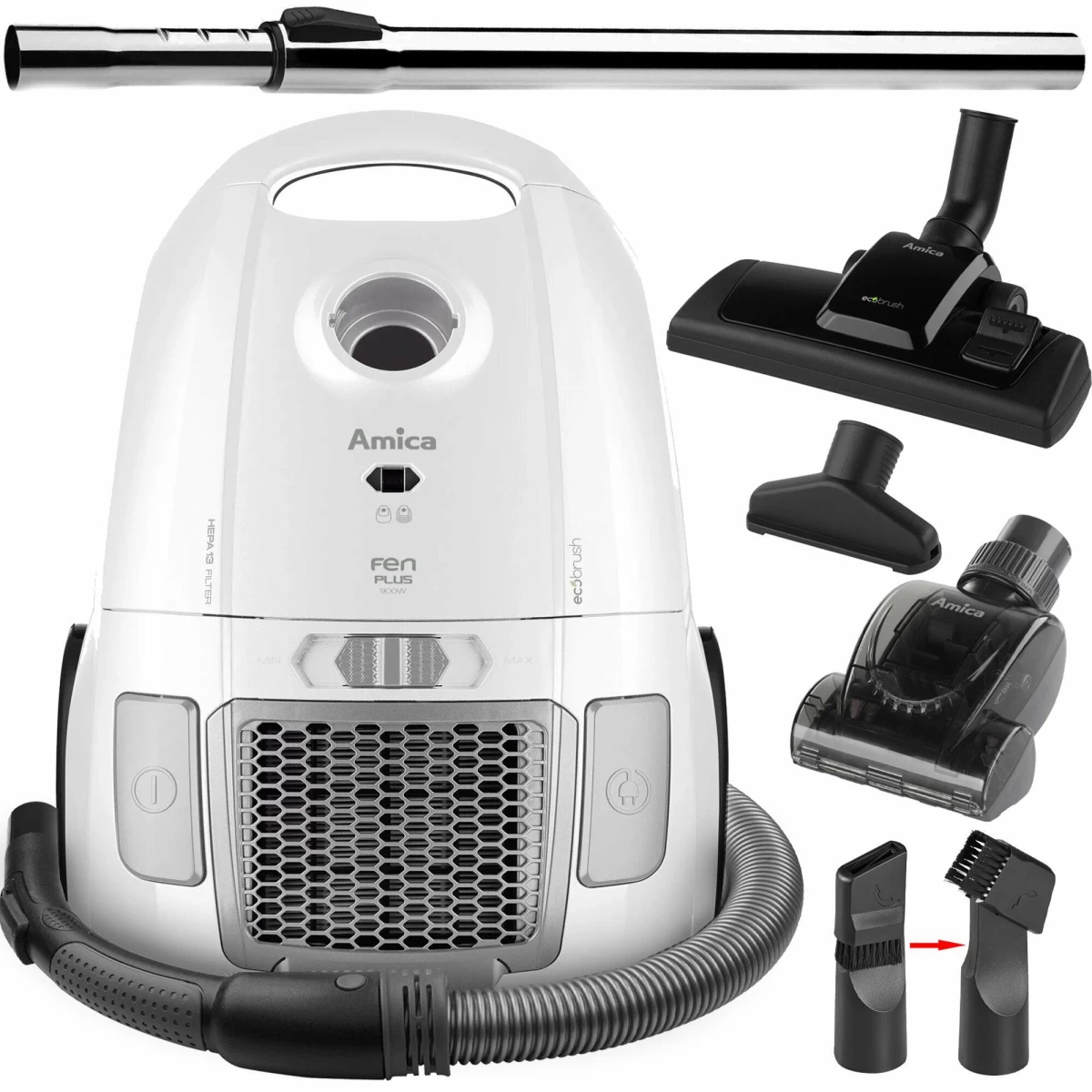 Amica Dulkių Siurblys Vm2160 Fen Plus