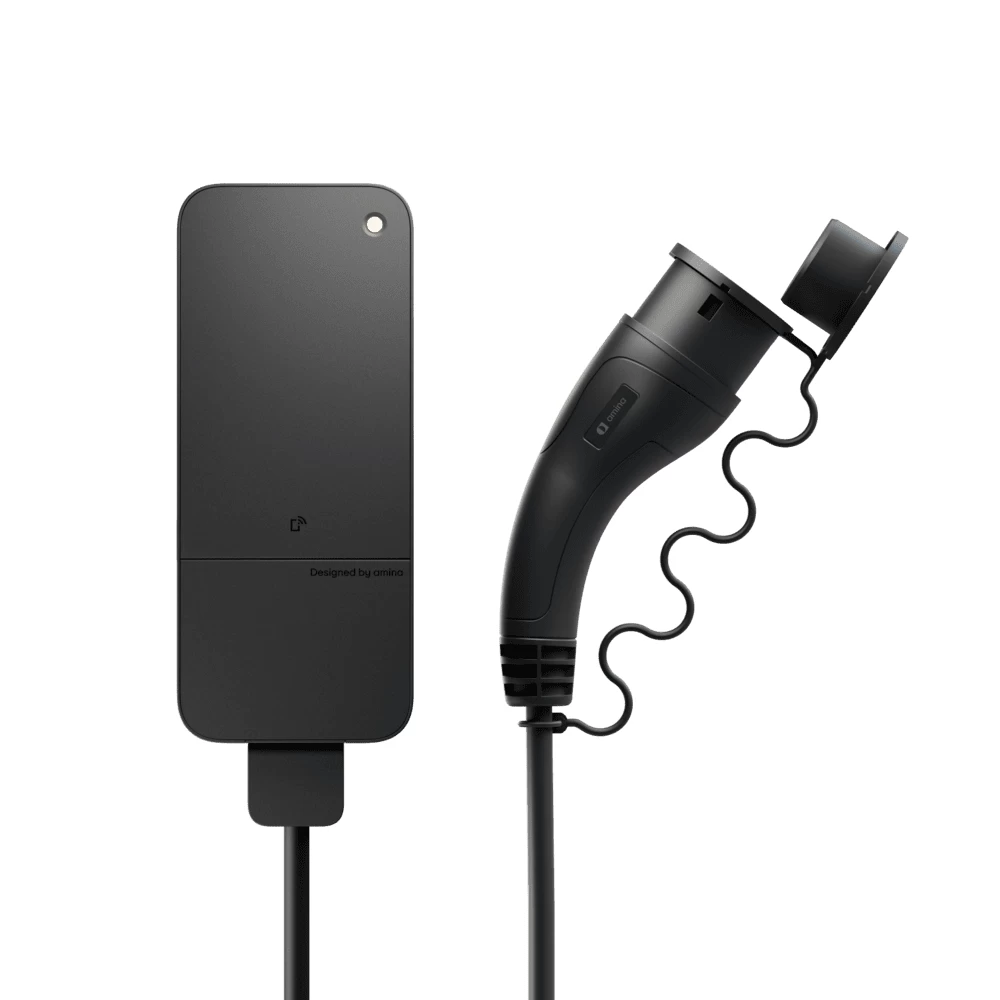 Amina S elektromobilio įkrovimo stotelė 11kW su 6m laidu ir 5 metų garantija - tinka valstybės paramai