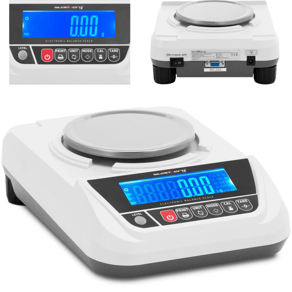 Analitinės Laboratorinės Svarstyklės Lcd Rs232 600g / 0,01g Analitinės Laboratorinės Svarstyklės Lcd Rs232 600g / 0,01g