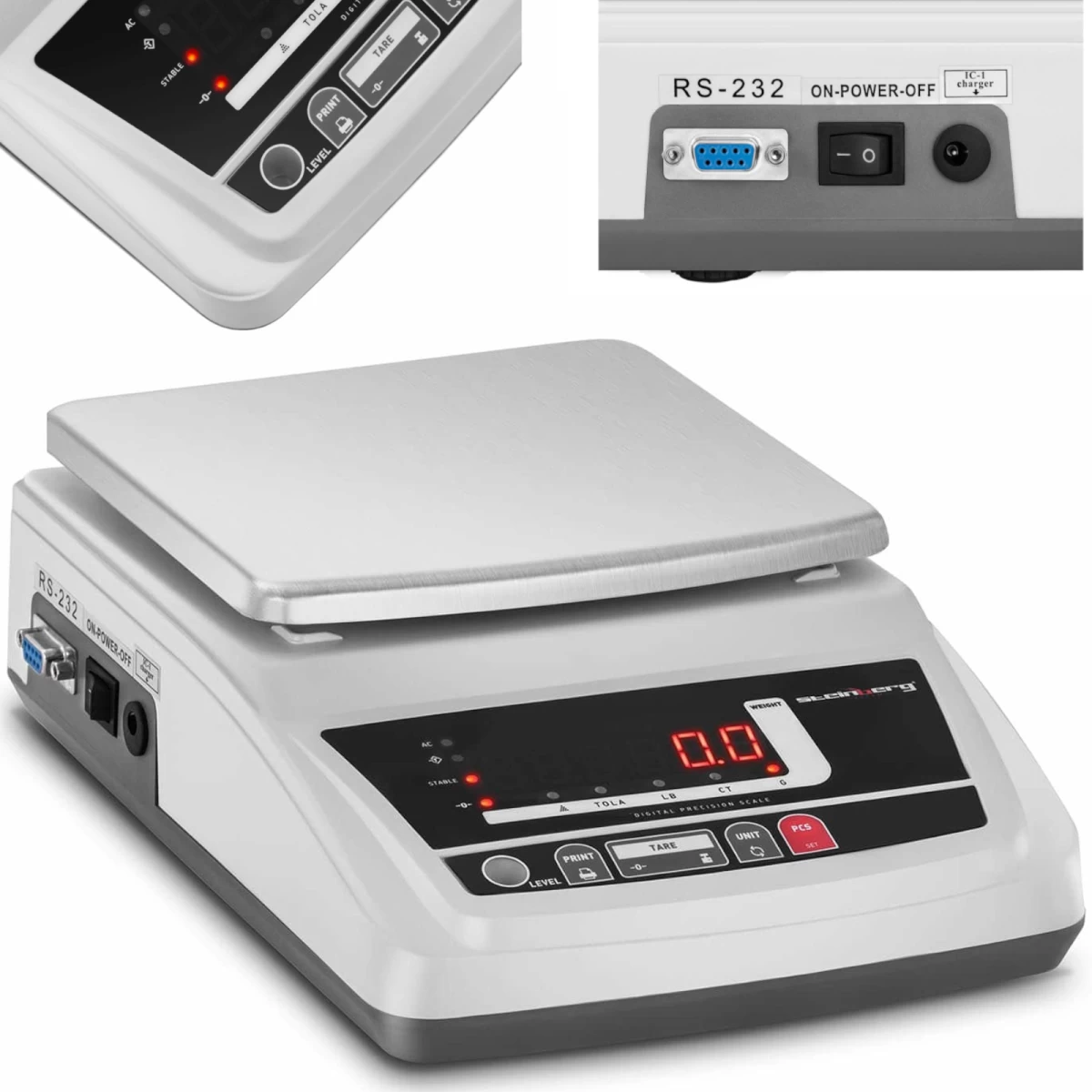 Analitinės Laboratorinės Svarstyklės Led 6000 G / 0,1 G Analitinės Laboratorinės Svarstyklės Led 6000 G / 0,1 G