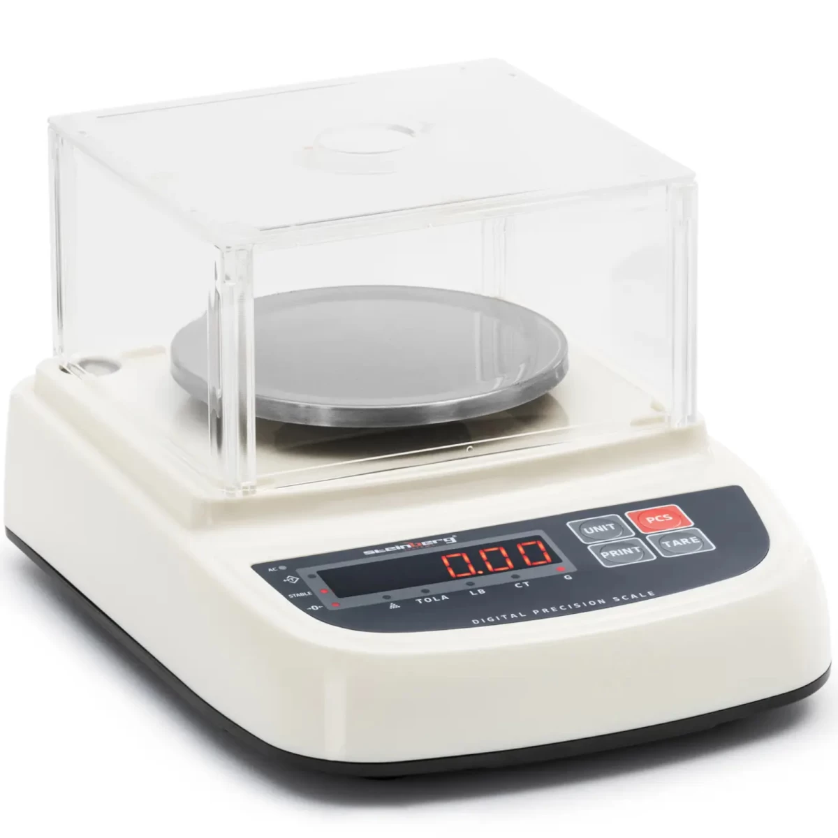 Analitinės Laboratorinės Svarstyklės Su Led Ekranu Rs232 500g / 0,01g Analitinės Laboratorinės Svarstyklės Su Led Ekranu Rs232 500g / 0,01g