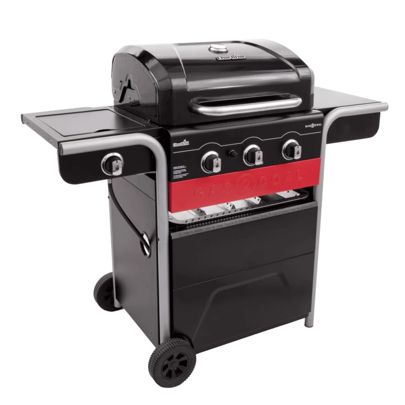 Anglinė-Dujinė 3 degiklių kepsninė Char-Broil Gas2Coal