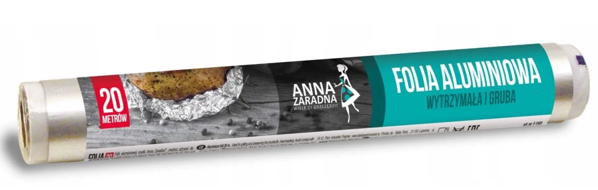 Anna Skillful Storesnė 20 % Aliuminio Folija - 20 M 1 Vnt.