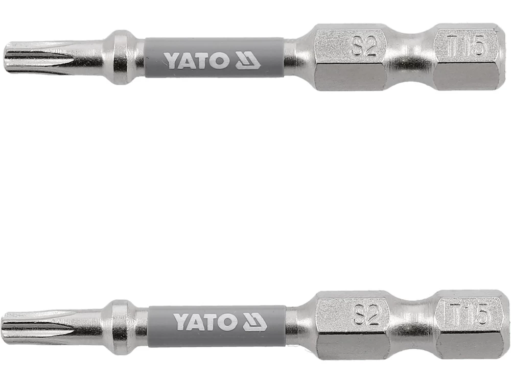 Antgaliai | 6,3 mm (1/4) | S2 Ni | T-Star (Torx) T15 | 50 mm | 2 vnt. (YT-78032)