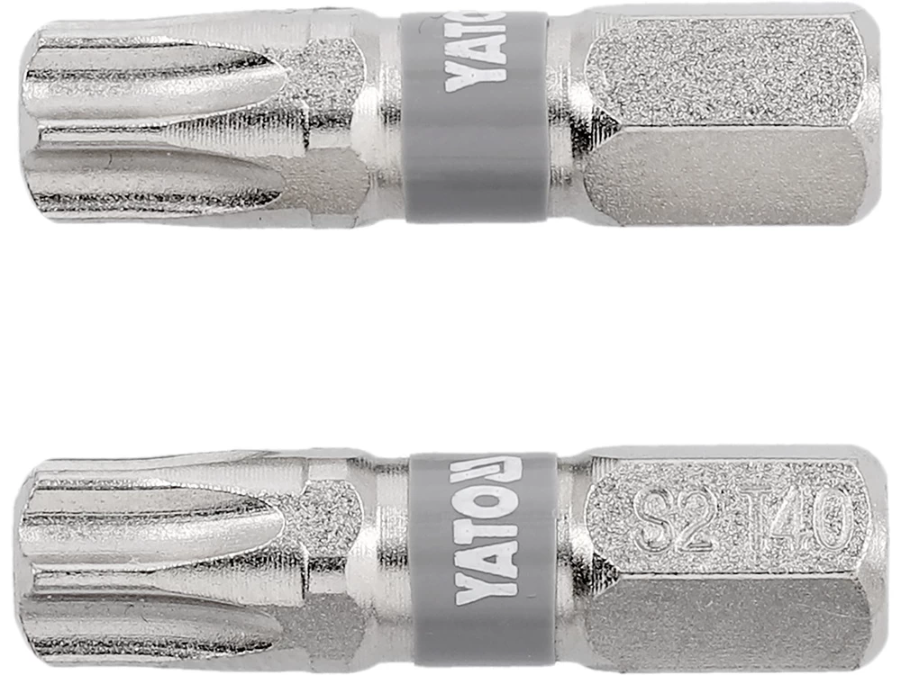 Antgaliai | 6,3 mm (1/4) | S2 Ni | T-Star (Torx) T40 | 2 vnt. (YT-78016)