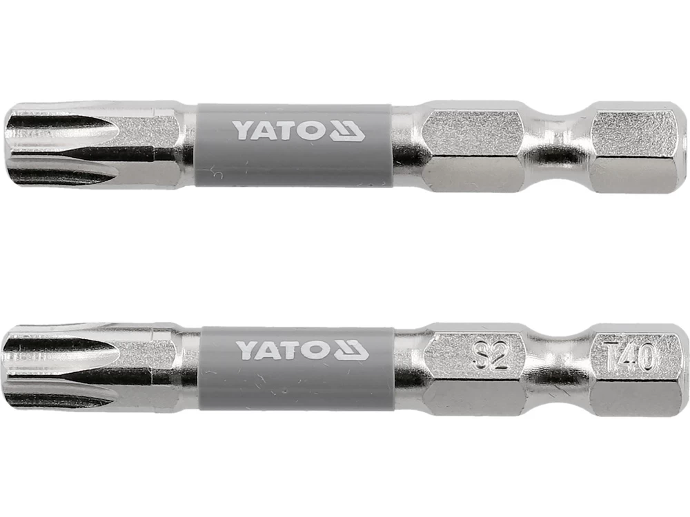 Antgaliai | 6,3 mm (1/4) | S2 Ni | T-Star (Torx) T40 | 50 mm | 2 vnt. (YT-78036)