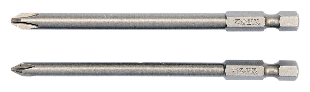 Antgaliai kryžminiai 1/4, 2vnt, : PH1X100MM; PH2X100MM  (YT-0488)