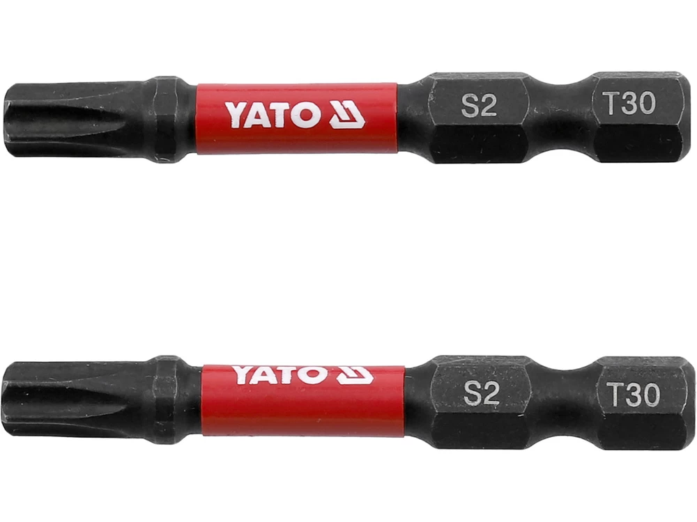 Antgaliai smūginiai | 6,3 mm (1/4) | S2 | T-Star (Torx) T30 | 2 vnt. (YT-78056)