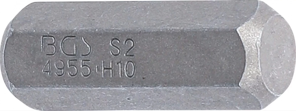 Antgalis | ilgis 30 mm | 10 mm (3/8) storis | Hex šešiakampis 10 mm (4955)