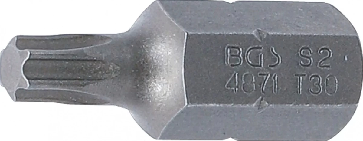 Antgalis | ilgis 30 mm | 10 mm (3/8) storis | T-Star (Torx) T30 (4871)