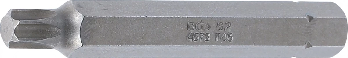 Antgalis | ilgis 75 mm | 10 mm (3/8) storis | T-Star (Torx) T45 (4573)