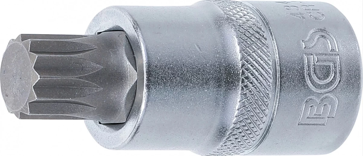 Antgalis įpresuotas į galvutę | 12,5 mm (1/2) | Spline (XZN) M14 (4344)